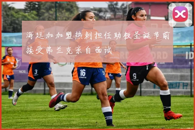 海廷加加盟热刺担任助教圣诞节前接受弗兰克亲自面试